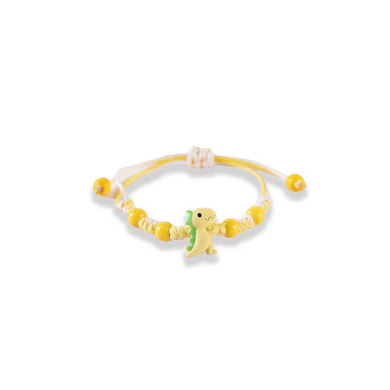 大唐国鼎 小恐龙时尚简约轻奢小众设计森系高级感优雅甜美精致气质可爱温柔浪漫百搭 好运 陶瓷 手绳 女款