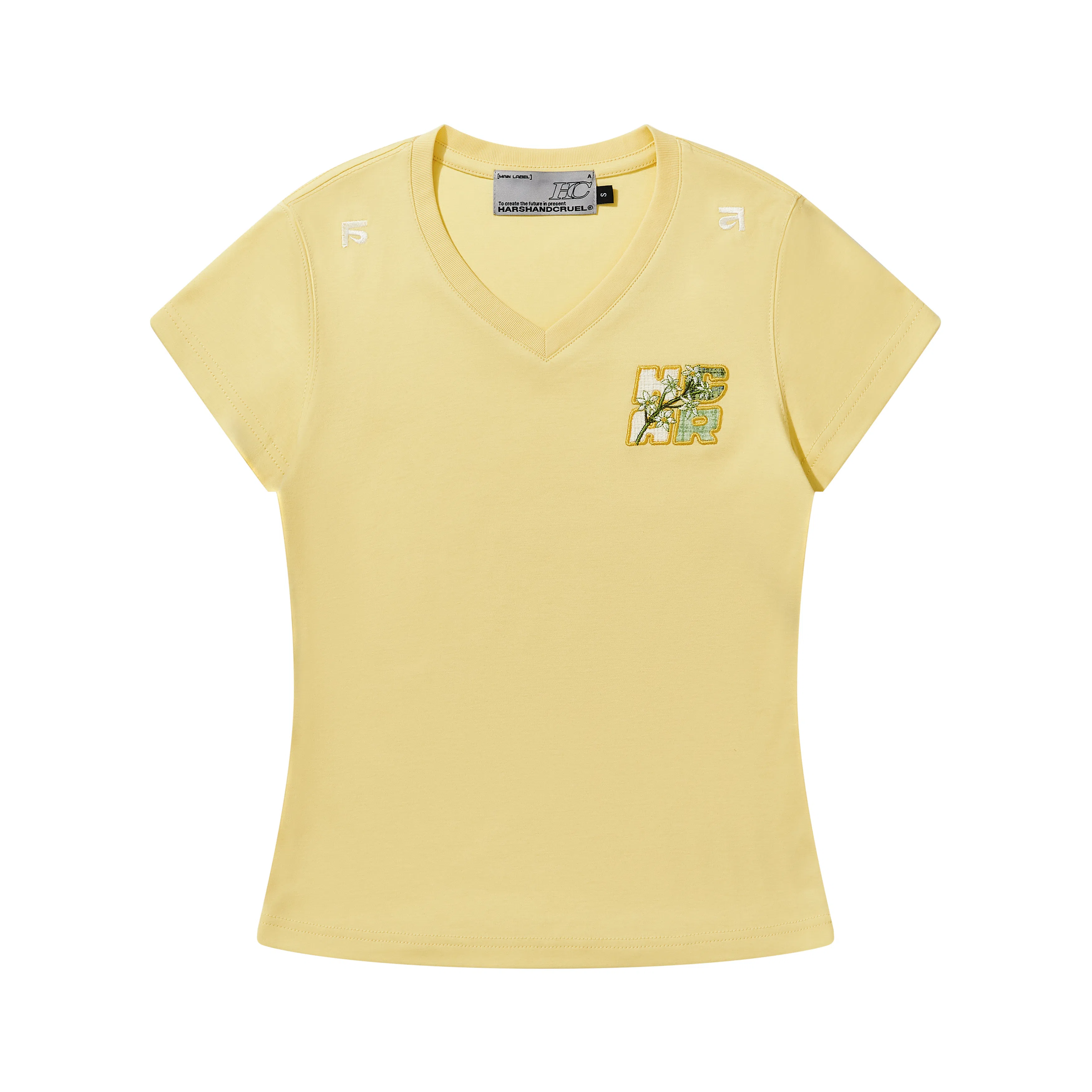 HARSH AND CRUEL Playful V-Neck Tee