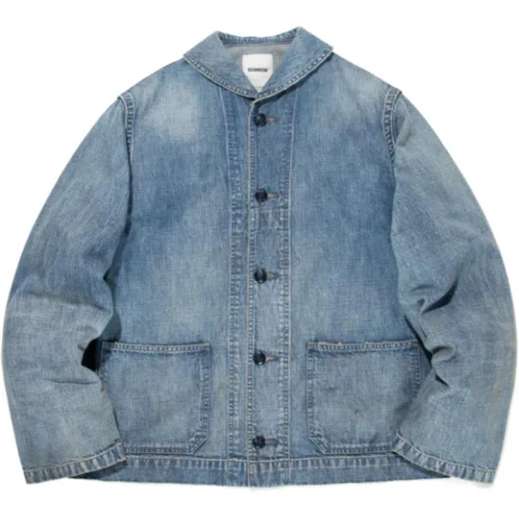 bowwow SS25 USN M43 DUNGAREE JUMPER SHAWL COLLAR