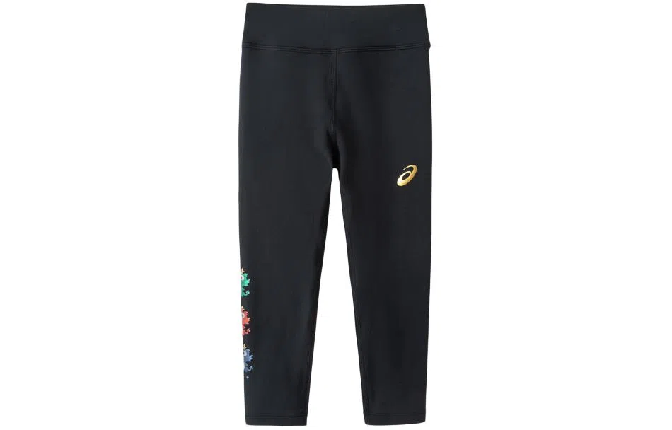 Asics x RUN Dragon Year Limited Urban Series Kids Leggings Black