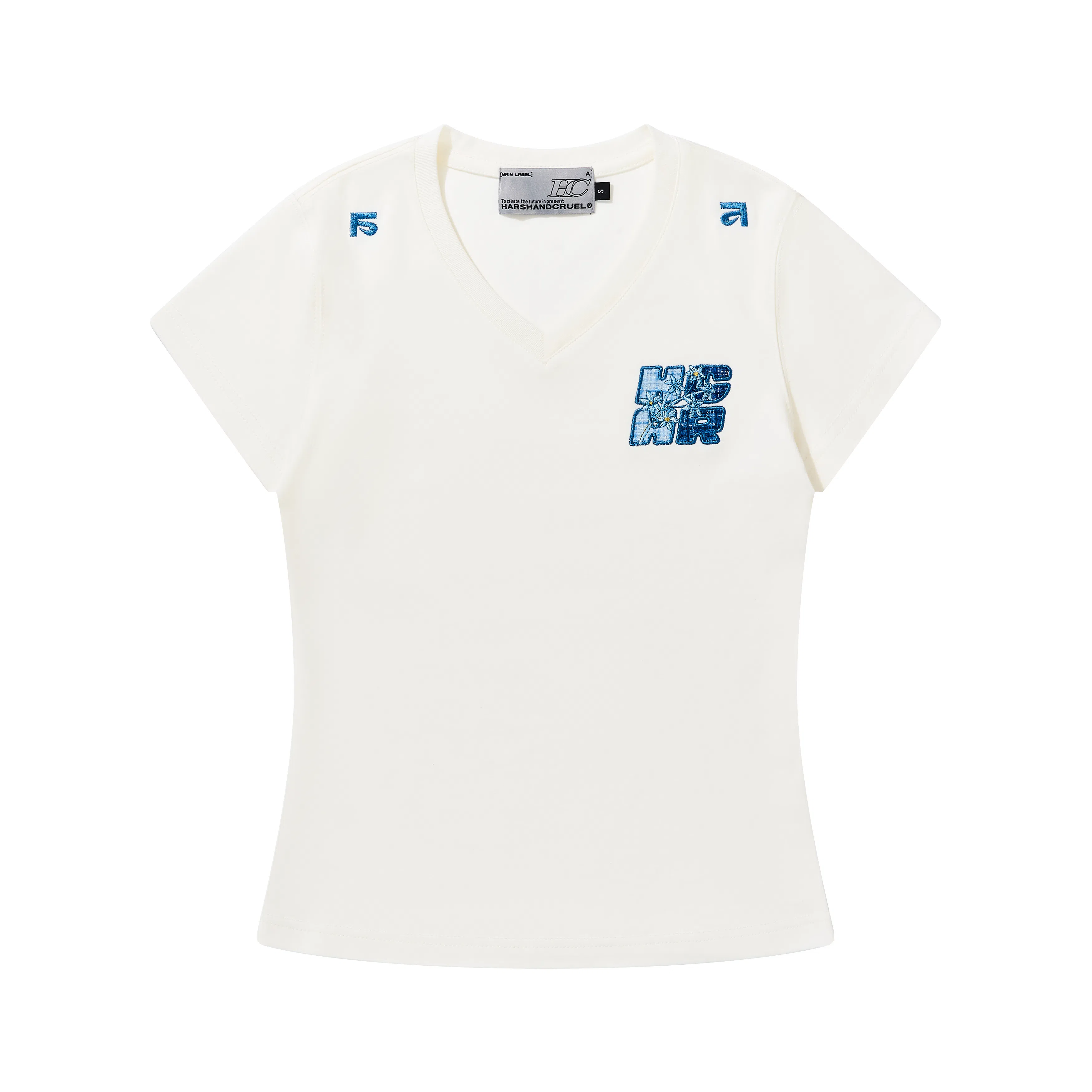 HARSH AND CRUEL Playful V-Neck Tee