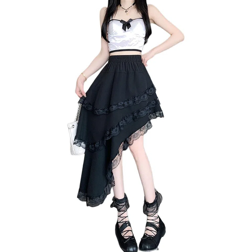 思蓓儿 时尚简约百搭纯色休闲长裙 女款