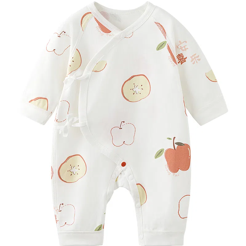 童泰连体衣 柔润真果系列 舒适柔软时尚新生儿亲肤透气 婴幼童