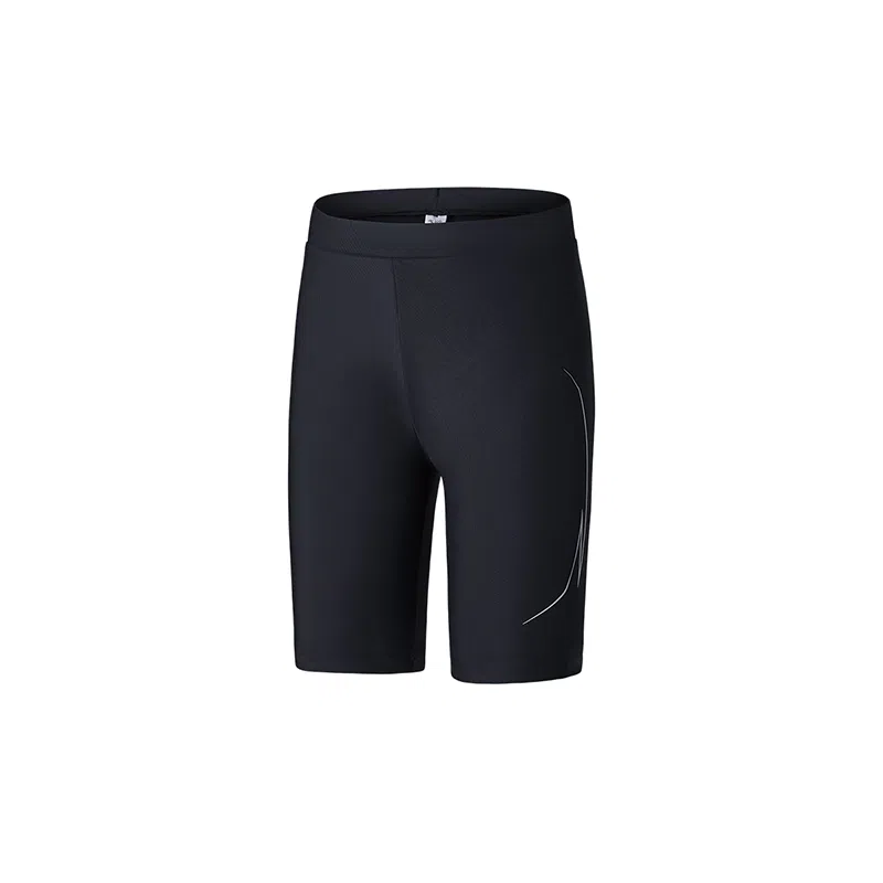 大童安踏儿童 简约舒适百搭透气儿童泳装 黑色