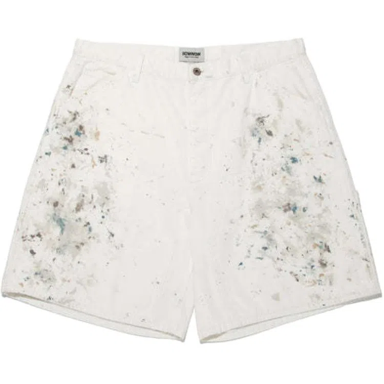 bowwow SS25 PAINTER'S SPLATTER SHORTS