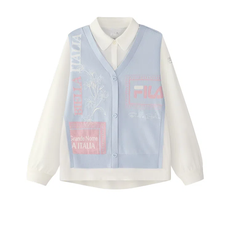 FILA KIDS WHITE LINE logo