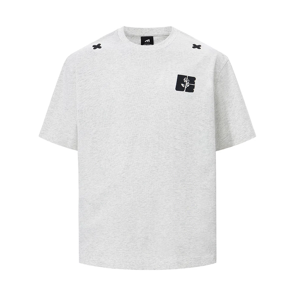 URS GGON Basic Loose Geometric Logo T-Shirt