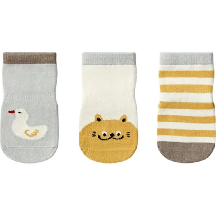 十月结晶 柔软百搭可爱防滑袜子婴幼童