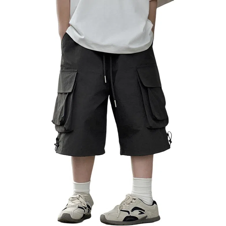 雅鹿 简约纯色百搭短裤 儿童款