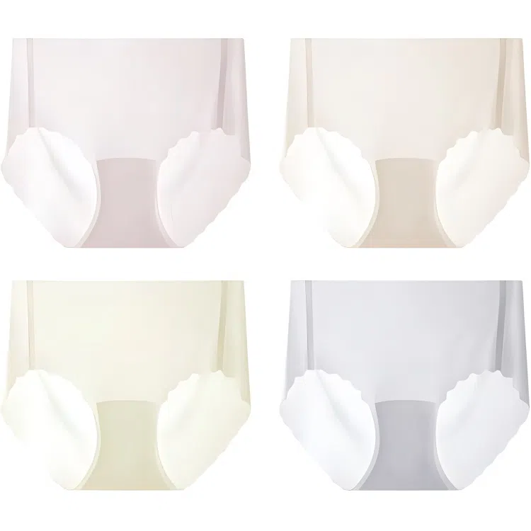 芭芭鸭 简约纯色轻薄内裤 组合装青少年