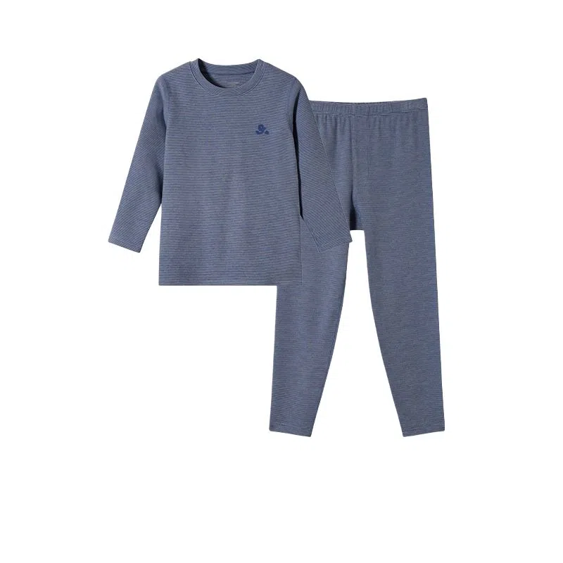 久岁伴 加绒舒适休闲居家保暖内衣套装青少年