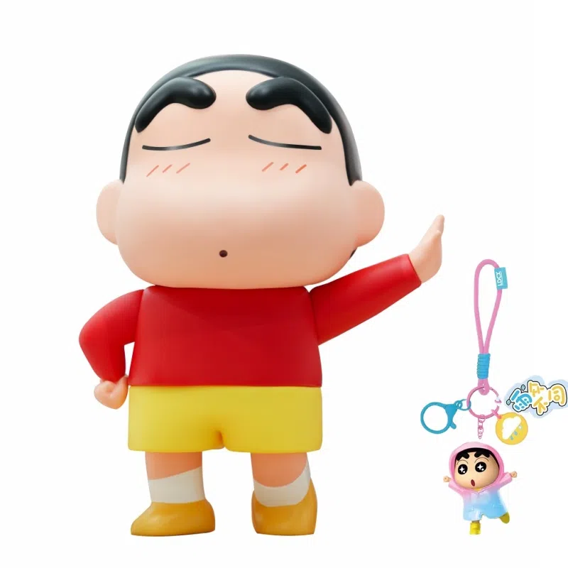 简动文创 蜡笔小新大娃大号公仔 比例手办