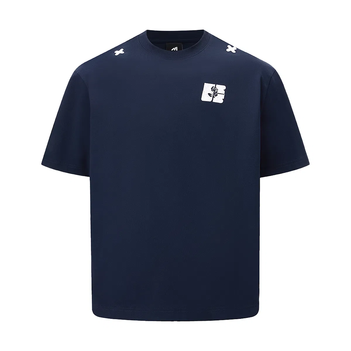 URS GGON Basic Loose Geometric Logo T-Shirt