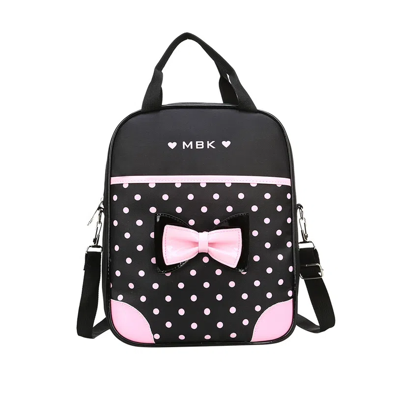 芭菲尼 儿童补习袋补课包舞蹈培训招生小学生斜挎单肩手提美术袋 尼龙 斜挎包