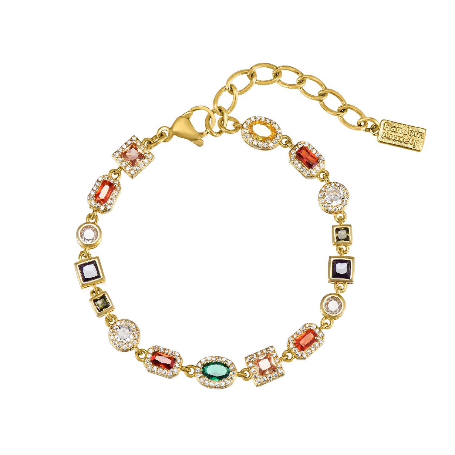 ANXIETY RANDOM AR Mini Gem Bracelet