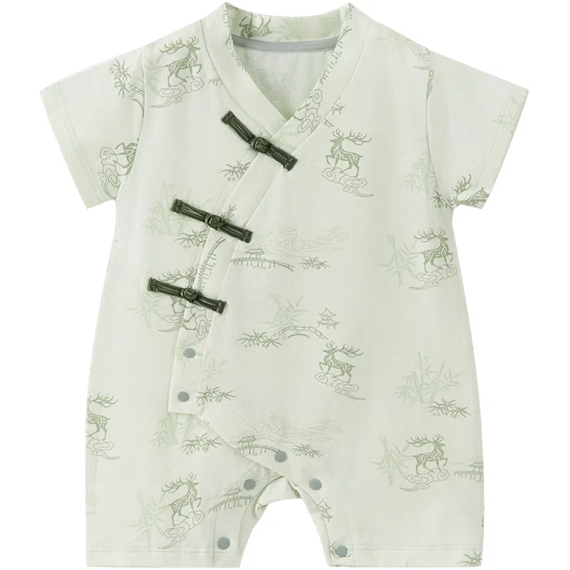 童泰连体衣 亲肤透气舒适时尚 婴幼童