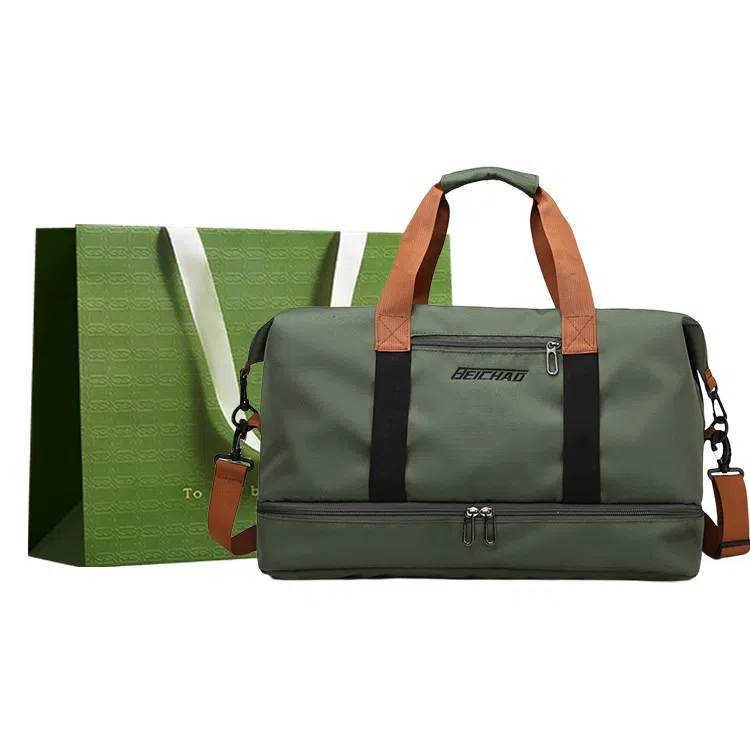 三只小鸭 干湿分离瑜伽行李大容量男女休闲 牛津纺 健身包单肩包斜挎包旅行包 常规 男女同款情侣款 黑/卡其/绿/蓝