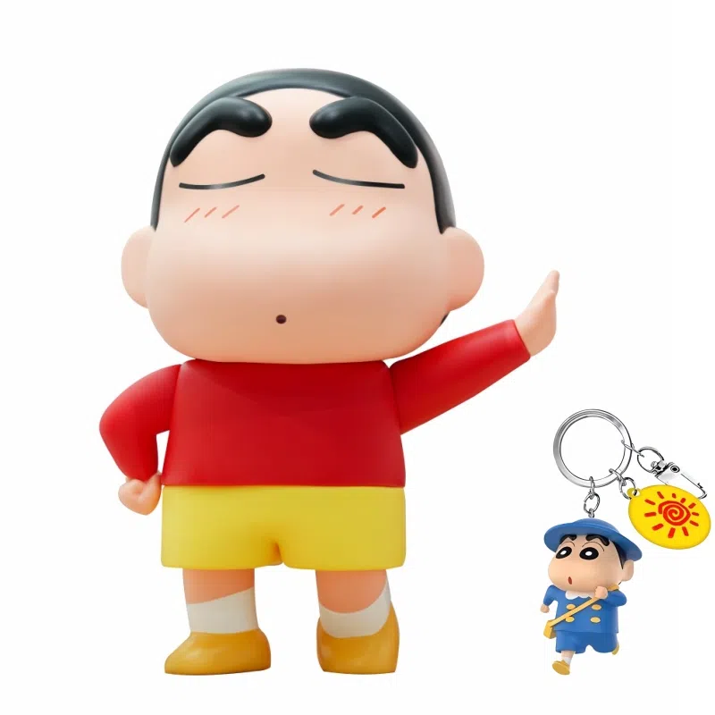 简动文创 蜡笔小新大娃大号公仔 比例手办