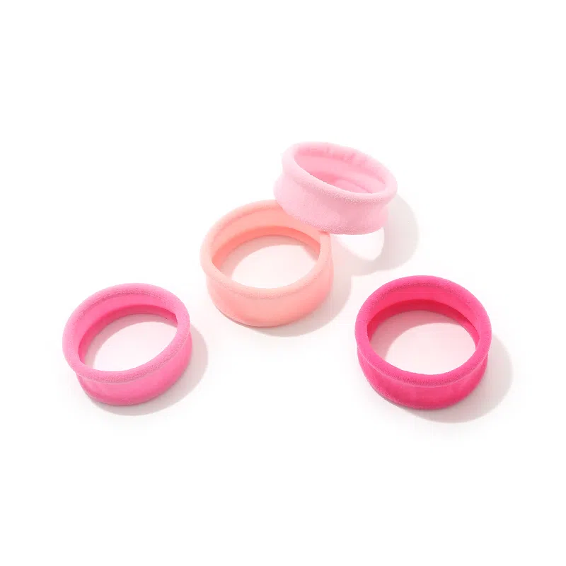 如花梦 甜美风糖果色宽边 布艺 发圈 女款