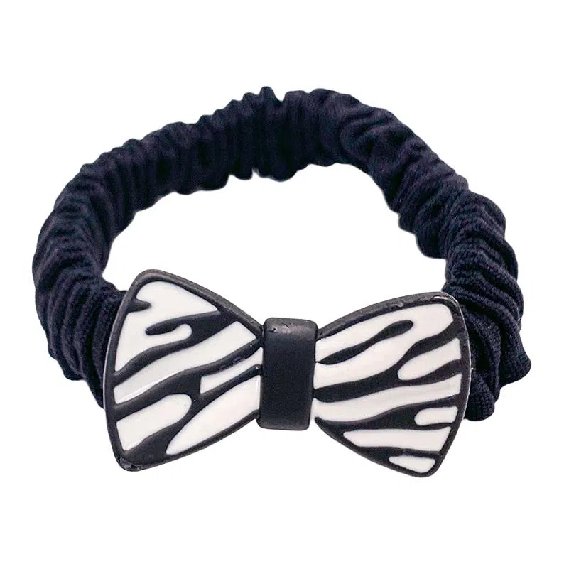 简应舒 斑马条纹时尚 亚克力 发圈 男女同款情侣款