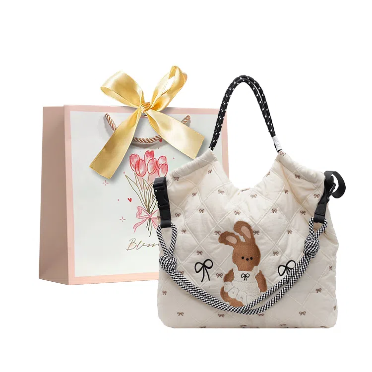 Champion Teddy Bear Tote Bag