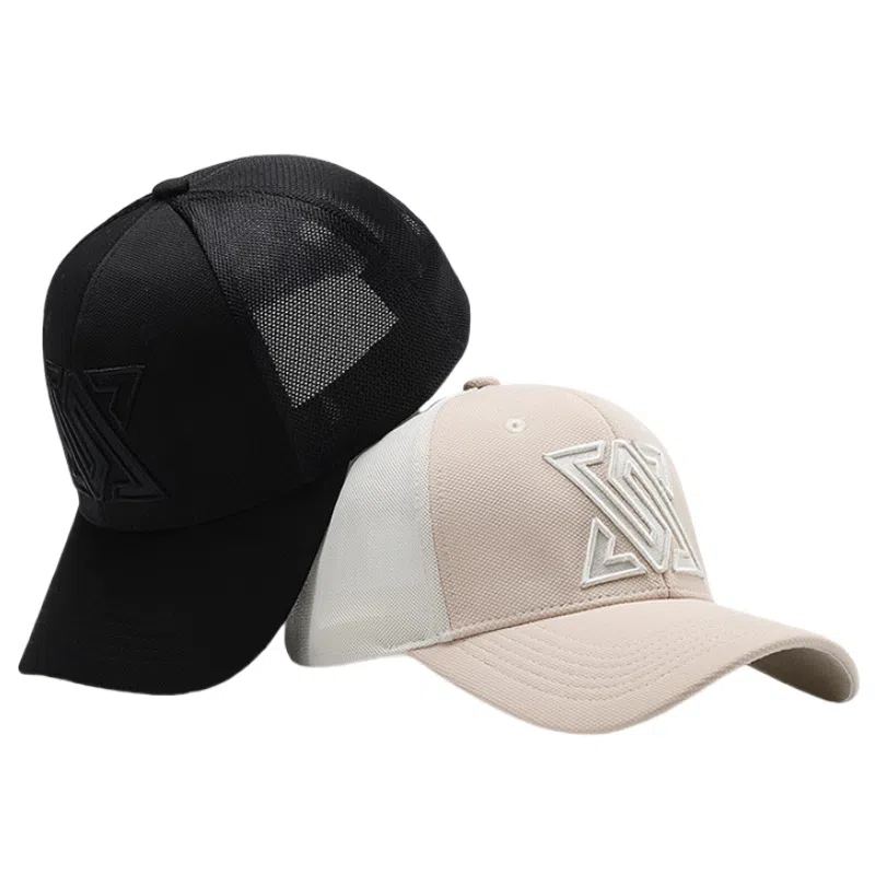 优莲茵 运动速干帽 时尚刺绣深顶大头围显脸小 跑步户外登山网眼透气防晒遮阳帽 聚酯纤维 鸭舌帽 男女同款情侣款