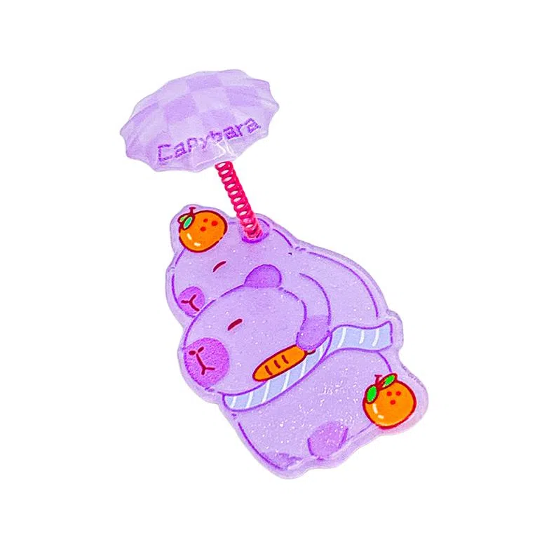 简应舒 卡通弹簧摇摆 亚克力 发夹 男女同款情侣款