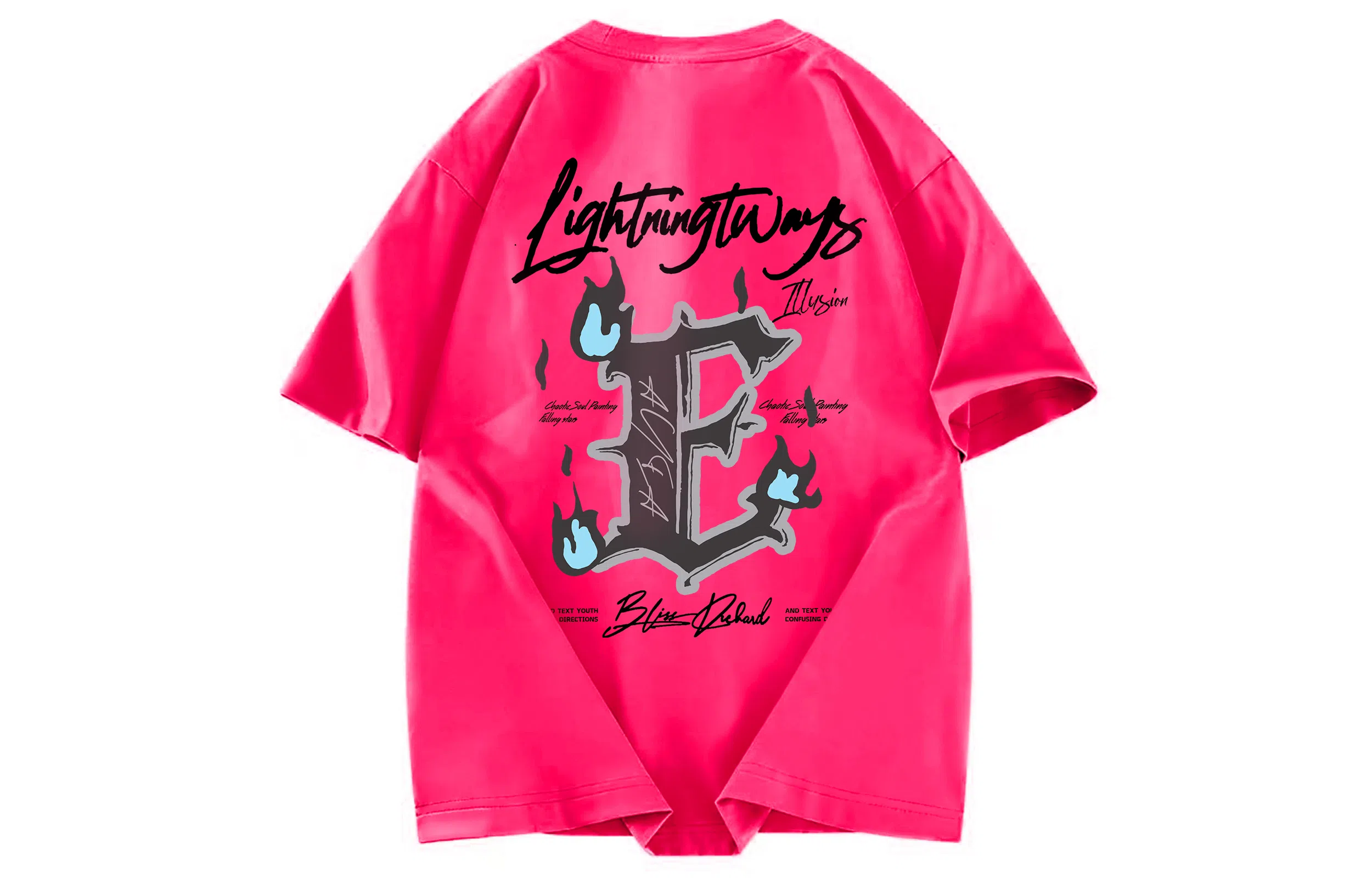 AYEA Vintage Letter Print T-Shirt