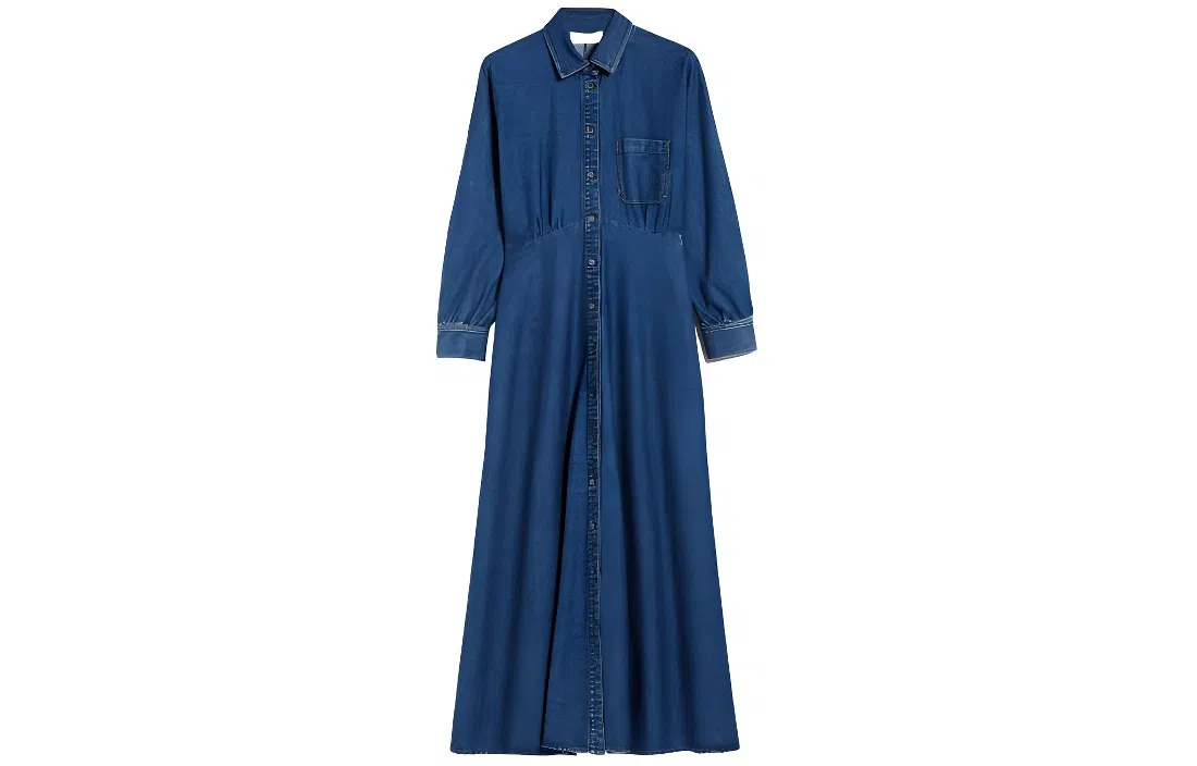 WEEKEND MaxMara Denim Shirt Dress