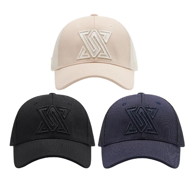 优莲茵 运动速干帽 时尚刺绣深顶大头围显脸小 跑步户外登山网眼透气防晒遮阳帽 聚酯纤维 鸭舌帽 男女同款情侣款