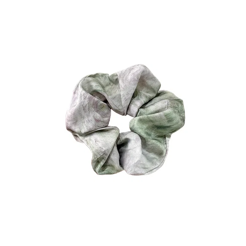 水中玉 静谧油画大肠发圈高级感扎头发小众气质发绳头饰 皮筋 头绳 女款