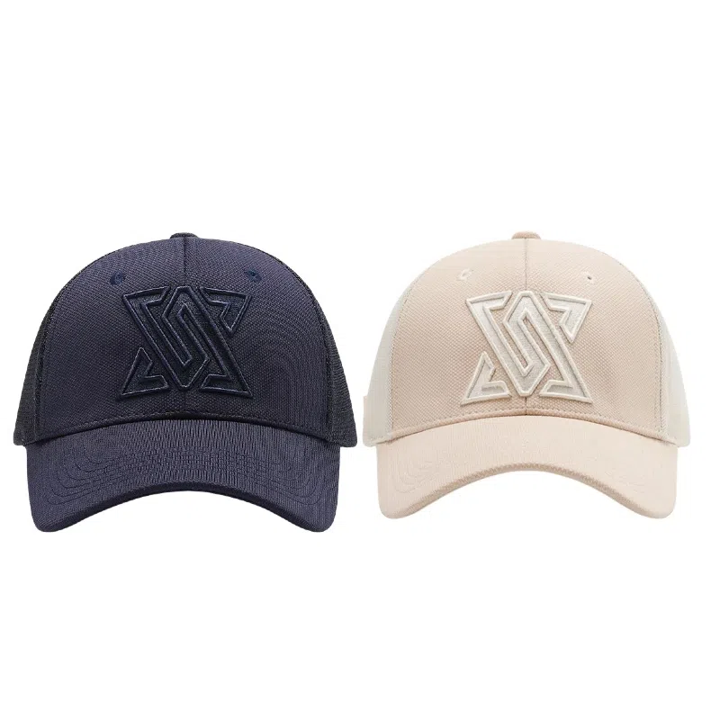 优莲茵 运动速干帽 时尚刺绣深顶大头围显脸小 跑步户外登山网眼透气防晒遮阳帽 聚酯纤维 鸭舌帽 男女同款情侣款