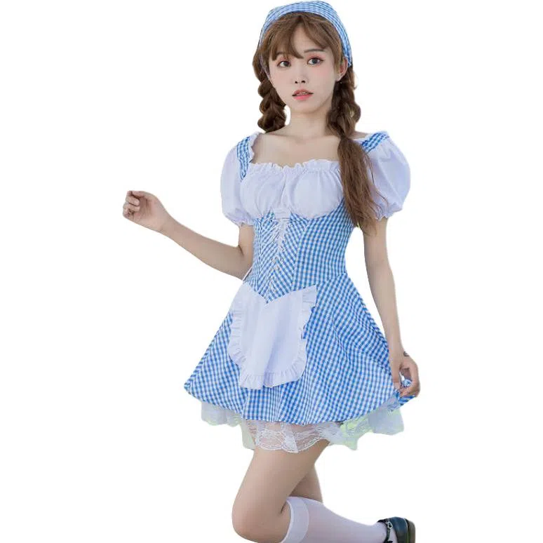 柏黛妃 简约通勤百搭短袖连衣裙 女款