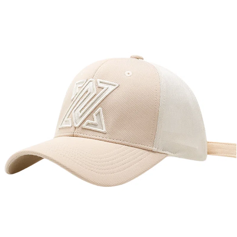 优莲茵 运动速干帽 时尚刺绣深顶大头围显脸小 跑步户外登山网眼透气防晒遮阳帽 聚酯纤维 鸭舌帽 男女同款情侣款