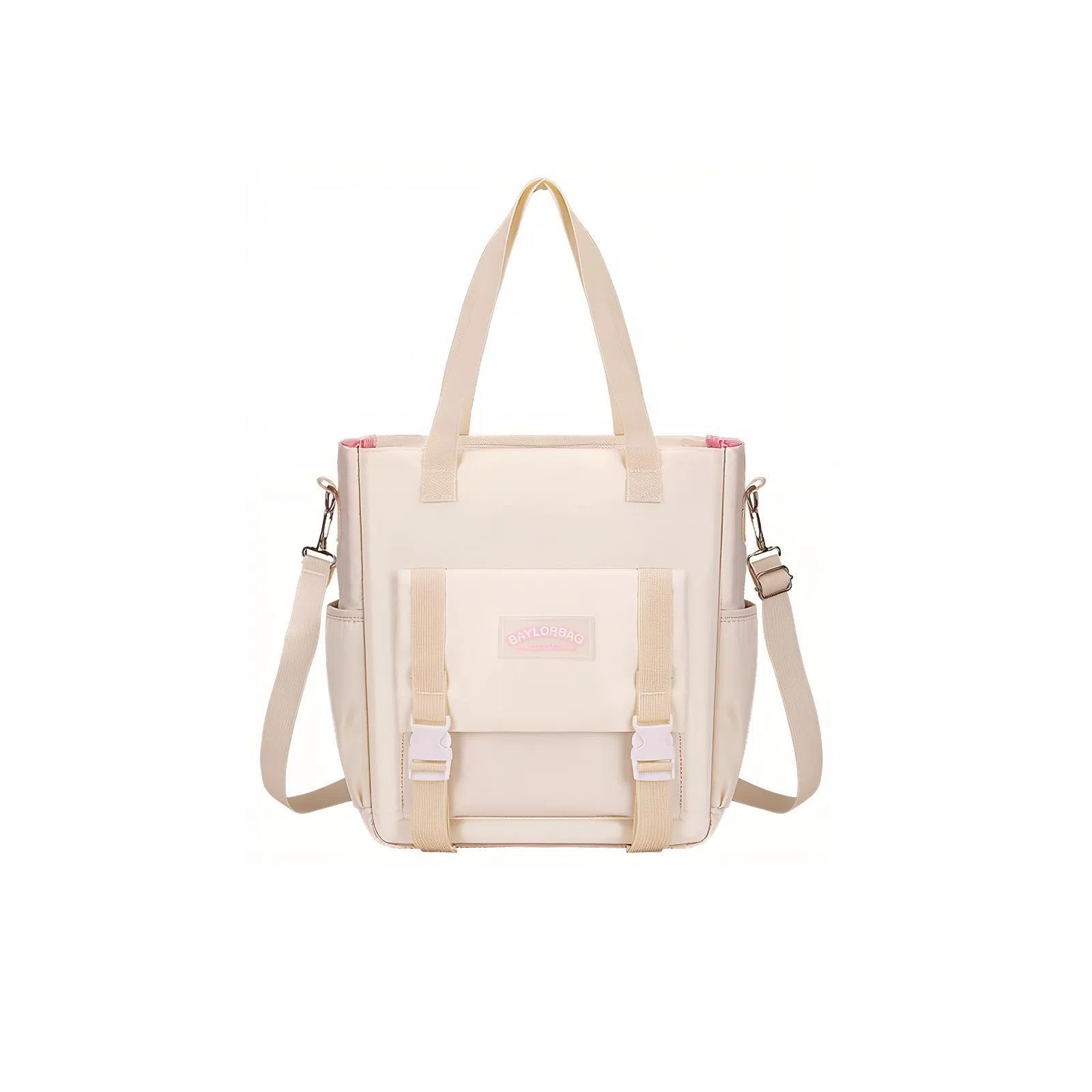 芭菲尼 多功能拼色简约休闲 牛津布 手提单肩斜挎包 儿童款 多色