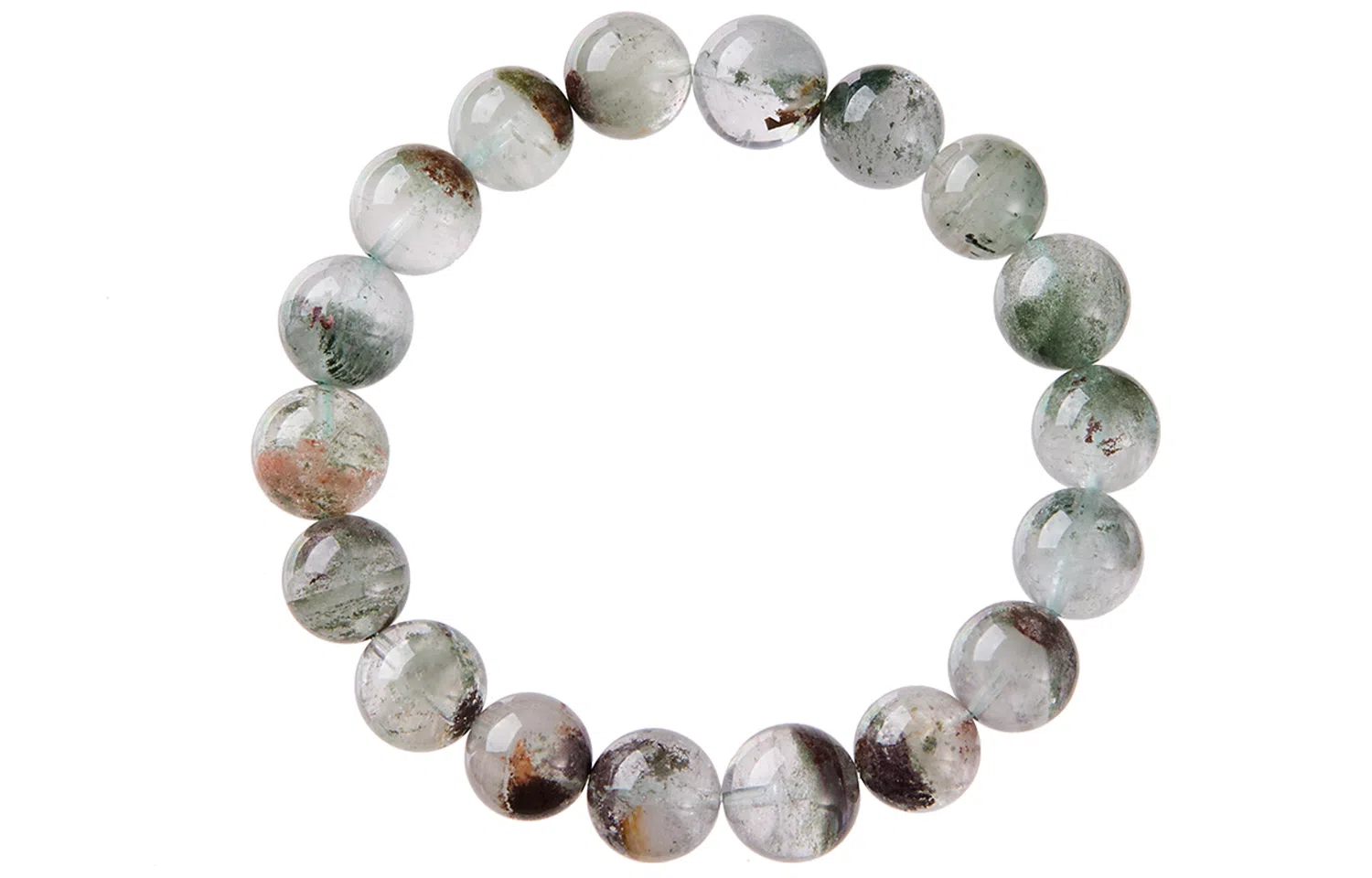 石头记 满天星聚宝盆手饰 微观世界 八方来财 水逆退散 新中式高级感串珠稳定情绪 好运上岸 礼盒款天然 绿幽灵 手串 男女同款情侣款