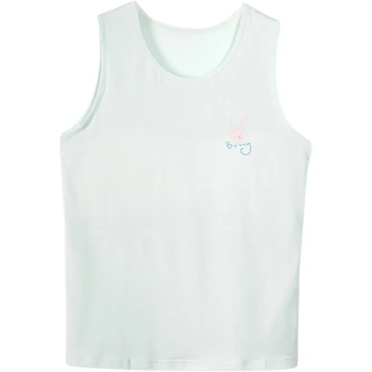 久岁伴 校园系列 纯色柔软透气背心青少年