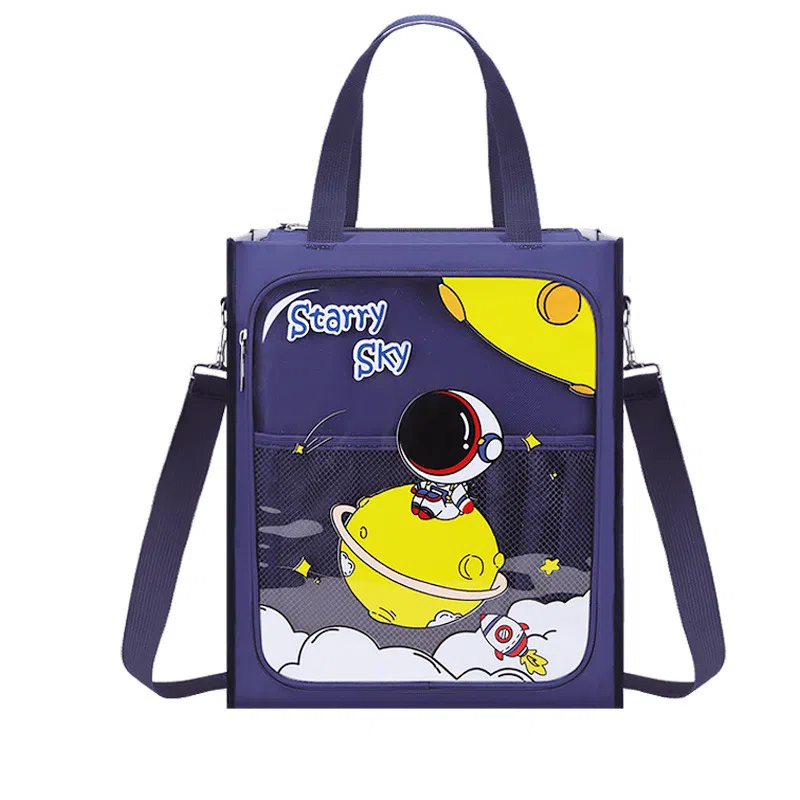 芭菲尼 卡通萌趣多功能防泼水 牛津布 补习袋 常规 儿童款