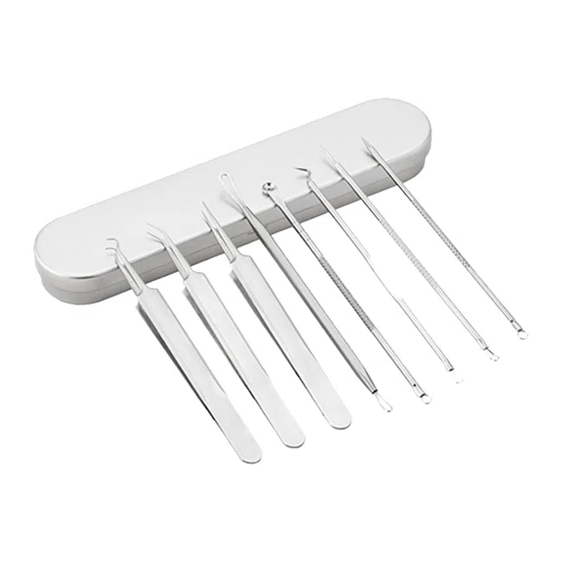 悦语 不锈钢粉刺针组合 黑头细胞夹