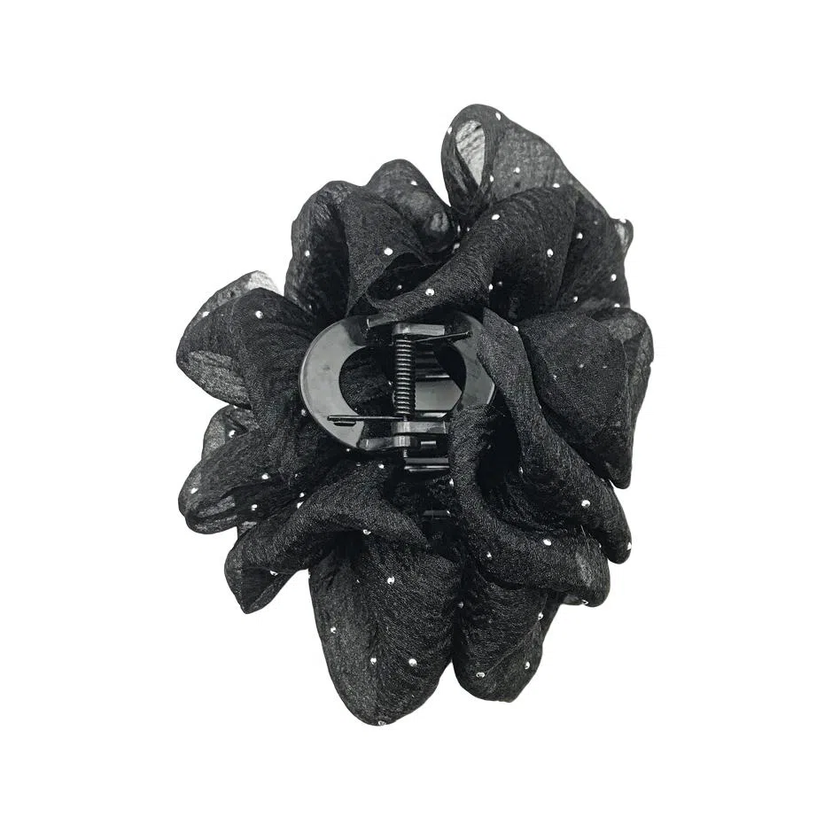 简应舒 泡泡纱后脑勺可爱简约 网纱 发夹 男女同款情侣款