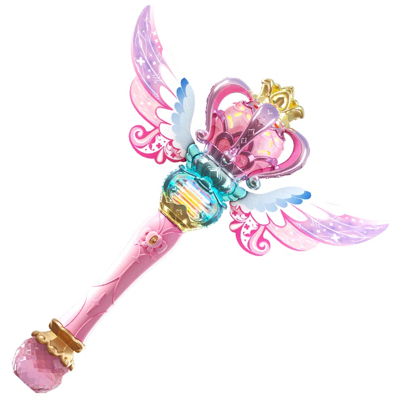 益米 全自动旋转魔法棒 梦幻公主仙女棒 二合一出泡 泡泡机