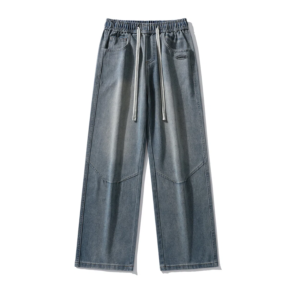 Chinpeno Loose Fit Wide Leg Jeans