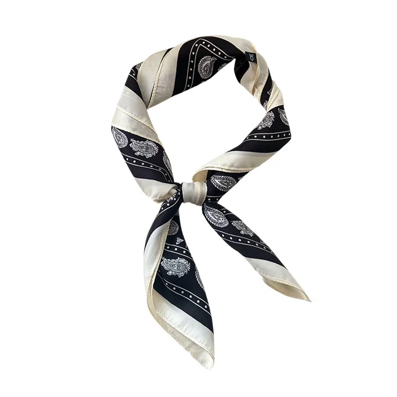 杨同学 法式复古多用大方巾 涤纶 丝巾 女款