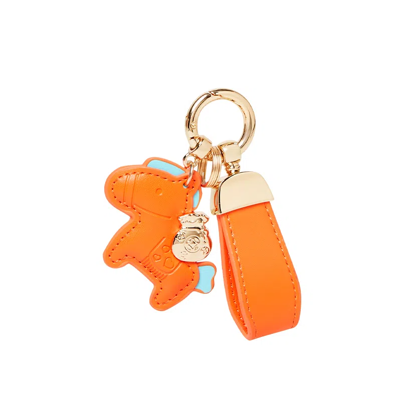 纳兰杜 小马钥匙扣精致汽车小挂件高级感创意配饰 合成革拼金属 包周边 女款 多色