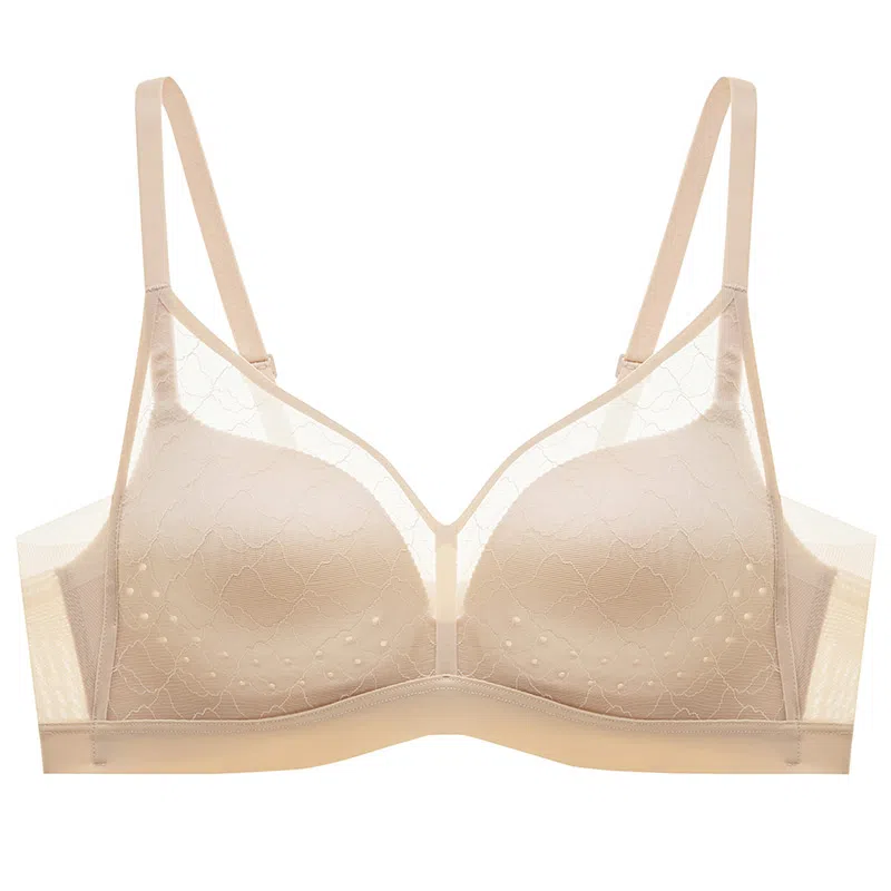 曼妮芬 透气凉感舒适无钢圈镂空文胸 女款