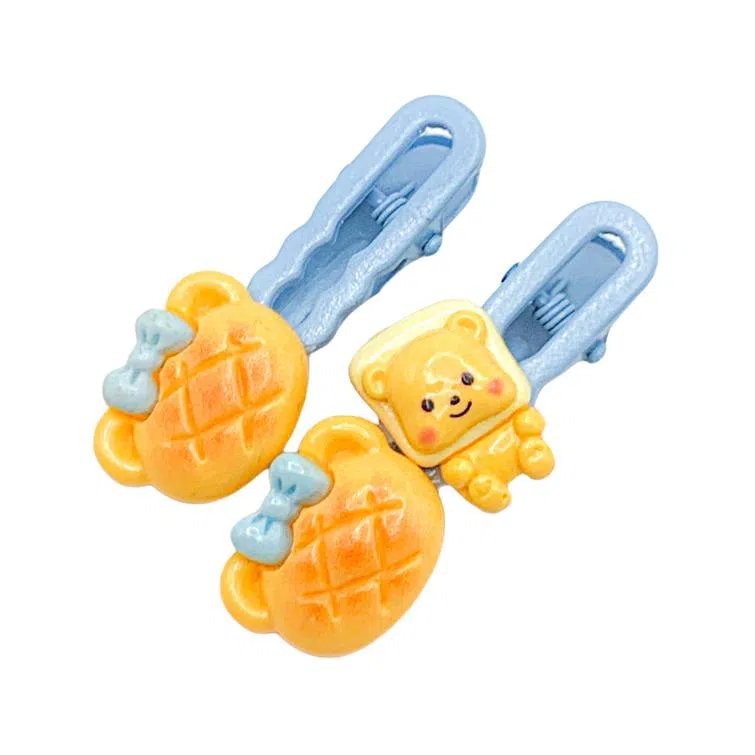 简应舒 卡通趣味 树脂 发夹 男女同款情侣款