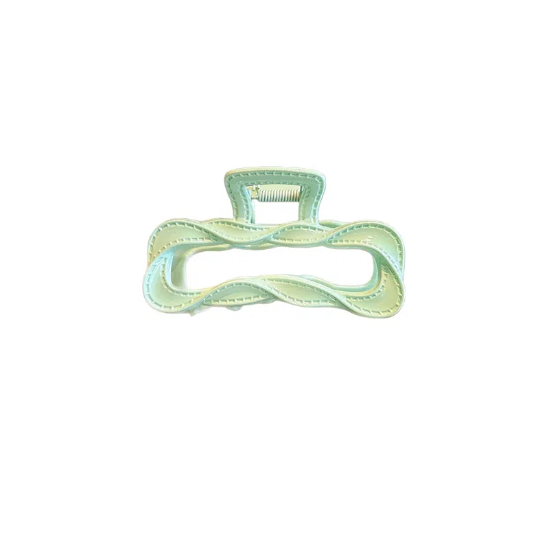 水中玉 多巴胺方形抓夹中号发卡后脑勺高级感发饰鲨鱼夹子头饰 亚克力 发夹 女款