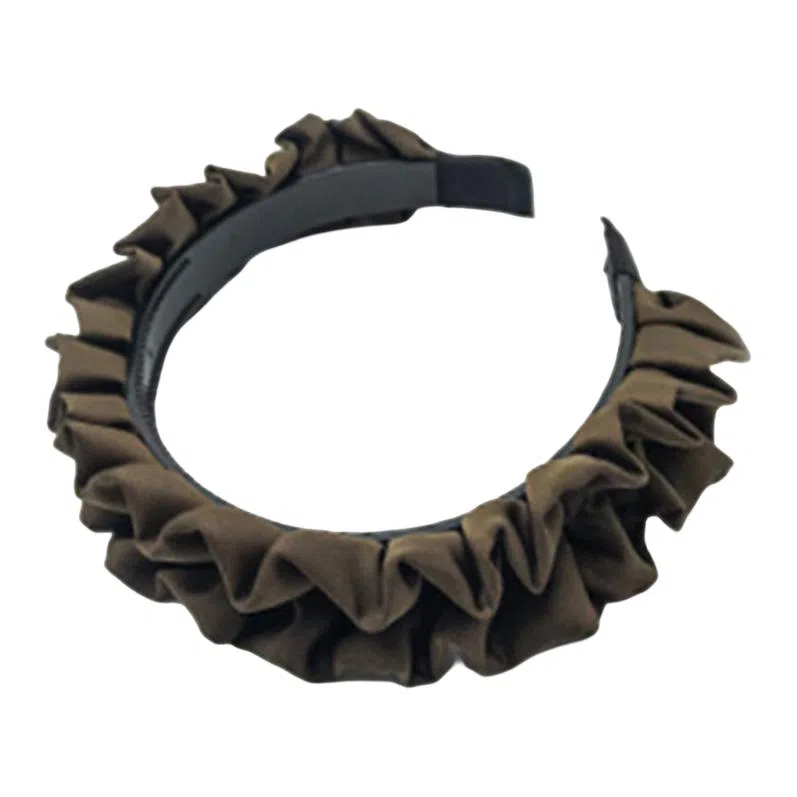 简应舒 褶皱高颅顶 仿绸缎 发箍 男女同款情侣款