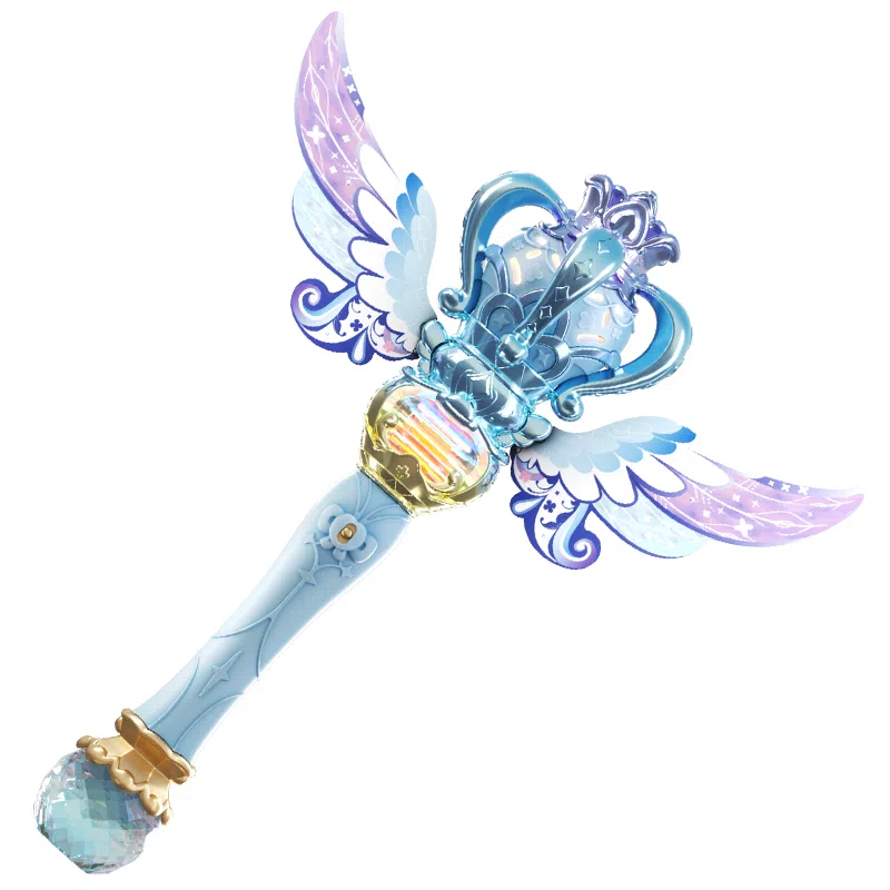 益米 全自动旋转魔法棒 梦幻公主仙女棒 二合一出泡 泡泡机