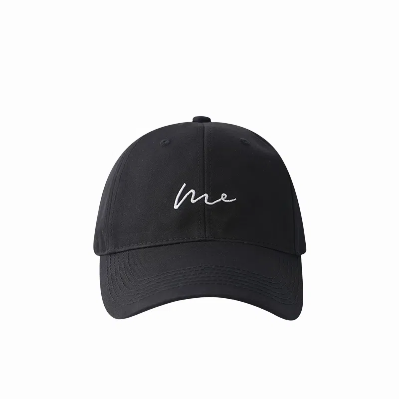 北极绒 夏季刺绣闪电大帽围显脸小潮流百搭遮颧骨加大加深宽帽檐 棉 鸭舌帽 男女同款情侣款